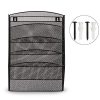 Hanging Wall File Organizer | Paper Organizer | Wall Mount 5 Trays Magazine Rack