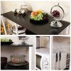 DlandHome Microwave Cart Stand 35.4", Kitchen Baker's Rack Utility Storage