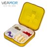 VEAMOR 4pcs/set Mini Medical Kit Storage Boxes Plastic Portable Four/Six