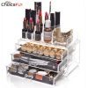 CHOICEFUN Fancy Plastic Stackable Divider Desk Make Up Storage Box