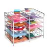 Seville Classics Stacking 10 Slot Desktop and Mailroom Letter File Literature Organizer