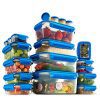 40-Piece Airtight Food Storage Containers Set With Lids - BPA Free Durable Plastic Food Containers Set - 100% Leak Proof Guaranteed - Freezer, Microwave & Dishwasher Safe - Leftover, Meal Prep Etc.