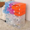 NEW5PCS Eco-Friendly Shoe Storage Box Case Transparent Plastic Storage Box