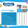 Komax Biokips Dry Food Storage Containers | Set of 6 Airtight Canisters for Pantry Organization | BPA-Free, Freezer, and Dishwasher Safe