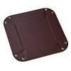 OARIE Jewelry Tray, Valet Tray PU Leather Catchall Tray for Men Key Wallet