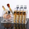 16 Slots Desktop makeup cases Transparent Acrylic Crystal Cosmetic Boxes