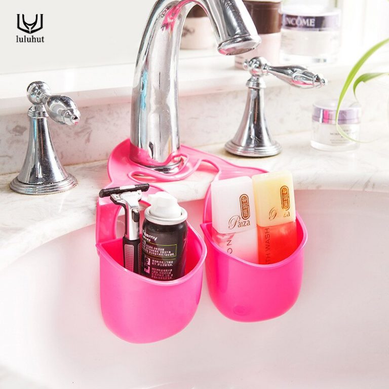 luluhut kitchen holder hanging strainer bathroom storage soap dish cloth sponge storage box accessory organizer double grooves