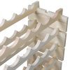 Smartxchoices 72 Bottle Stackable Modular Wine Rack Wine Storage Rack Solid