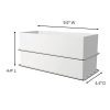 Command Wall and Cabinet Organizer, Satin Nickel