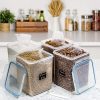 Fresh & Organized: Airtight Food Storage Containers Set of 4