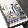 STORi Clear Plastic Vanity, Desk and Kitchen Drawer Organizers