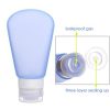 3Pcs Travel Silicone Refillable Packing Bottle