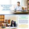 Stylish Desk File Organizer -"Zero" Assembly - 33% More Space