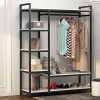 LITTLE TREE Free-Standing Closet Organizer,Heavy Duty Clothes Rack