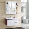 Tangkula Bathroom Cabinet Single Door Wall Mount