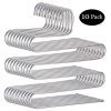 DOIOWN Pants Hangers S-Shape Stainless Steel Clothes Hangers