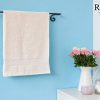 RTZEN Decorative Wrought Iron Towel Holder | Long Towel Bar Rack for Kitchen