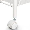 Rackaphile 4-Tier Slim Slide Out Storage Tower Rack Mesh Rolling Organization