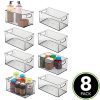mDesign Deep Plastic Storage Bin with Handles for Organizing Hand Soaps