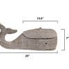 Creative Co-op Bankuan Rope Whale Box with Lid: Versatile Storage for Home & Kitchen