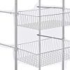 Wire Steel Closet System Organizer White