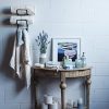 Wallniture Wrought Iron Metal Towel Rack - Solid Quality Wall