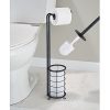 InterDesign Forma Free Standing Toilet Paper Holder and Toilet Bowl