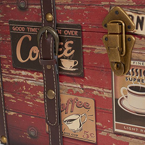 Household Essentials Medium Decorative Home Storage Trunk