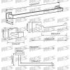 KES SUS304 Stainless Steel Bathroom Accessories Set Single