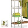 Honey-Can-Do Freestanding Steel Closet System with Basket Shelves