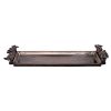 Decozen The Gingko Collection Aluminum Bath Tray in Antique Brass