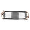 Decozen The Milli Collection Black Nickel-Plated Aluminum and Glass Bath