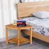 🛁 Bamboo Corner Shower Bench – Space-Saving & Stylish Storage! 🌿