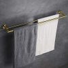 Hoooh Double Bath Towel Bar 36-Inch Stainless Steel Hand Towel Rack