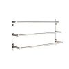 L.T LIGHTS Rustproof Stainless Steel Hand Polishing Finished Three Towel Bars