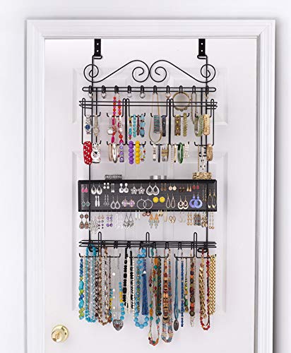 Longstem Jewelry Organizer Over the Door or Hanging Wall