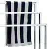 MyGift Freestanding Towel Rack, 3 Tier Metal Towel Bar Stand