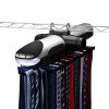Flexzion Motorized Tie Rack - Electronic Rotating Automatic Necktie Tie