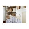 Easy Track Sliding Wardrobe Rod, White