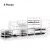 Felicite Home Acrylic Jewelry and Cosmetic Storage Makeup Organizer Set