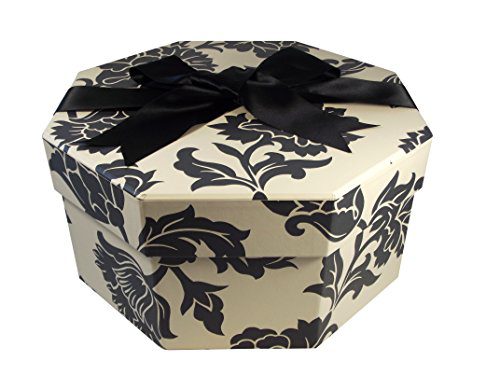 Foster-Stephens, inc Colorful Hat Box - Medusa Black & White