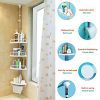 Alice Constant Tension Shower Caddy Pole, Commecial Grade Rustproof Corner