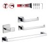 KES SUS304 Stainless Steel Bathroom Accessories Set Single