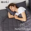 ZonLi Adults Weighted Blanket 20 lbs(60''x80'', Grey, Queen Size)