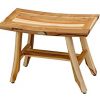 EcoDecors Satori Shower Bench, Natural
