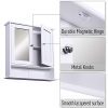 kleankin Bathroom Storage Cabinet Wall Mounted Medicine Cabinets