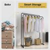 Rackaphile Clothes Rack, Clothes Organizer, Adjustable Double Rails