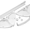 Aleola 4 Tier Basket Holder US Stock Suction Cup Corner Shower