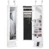 Beautify Mirrored Jewelry Cabinet Armoire Storage Organizer