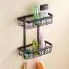 Aothpher 2 Tiers Wall Mounted Bathroom Brass Oil Rubbed Bronze